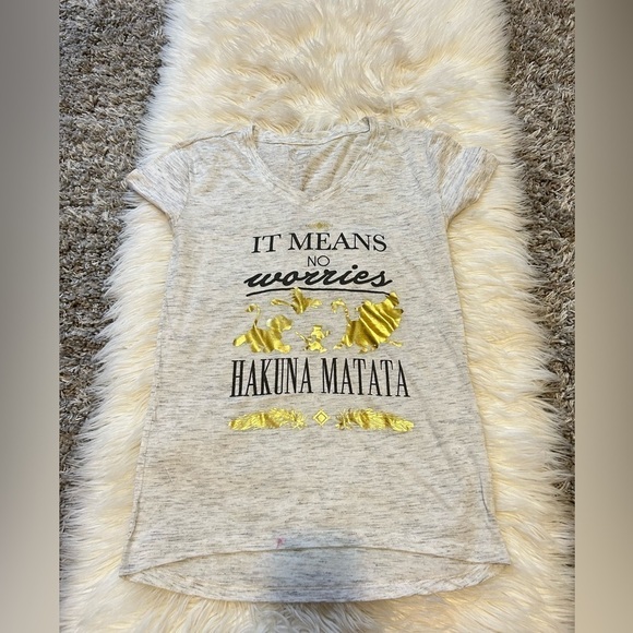 Hakuna Matata Gray T-Shirt - Picture 1 of 1